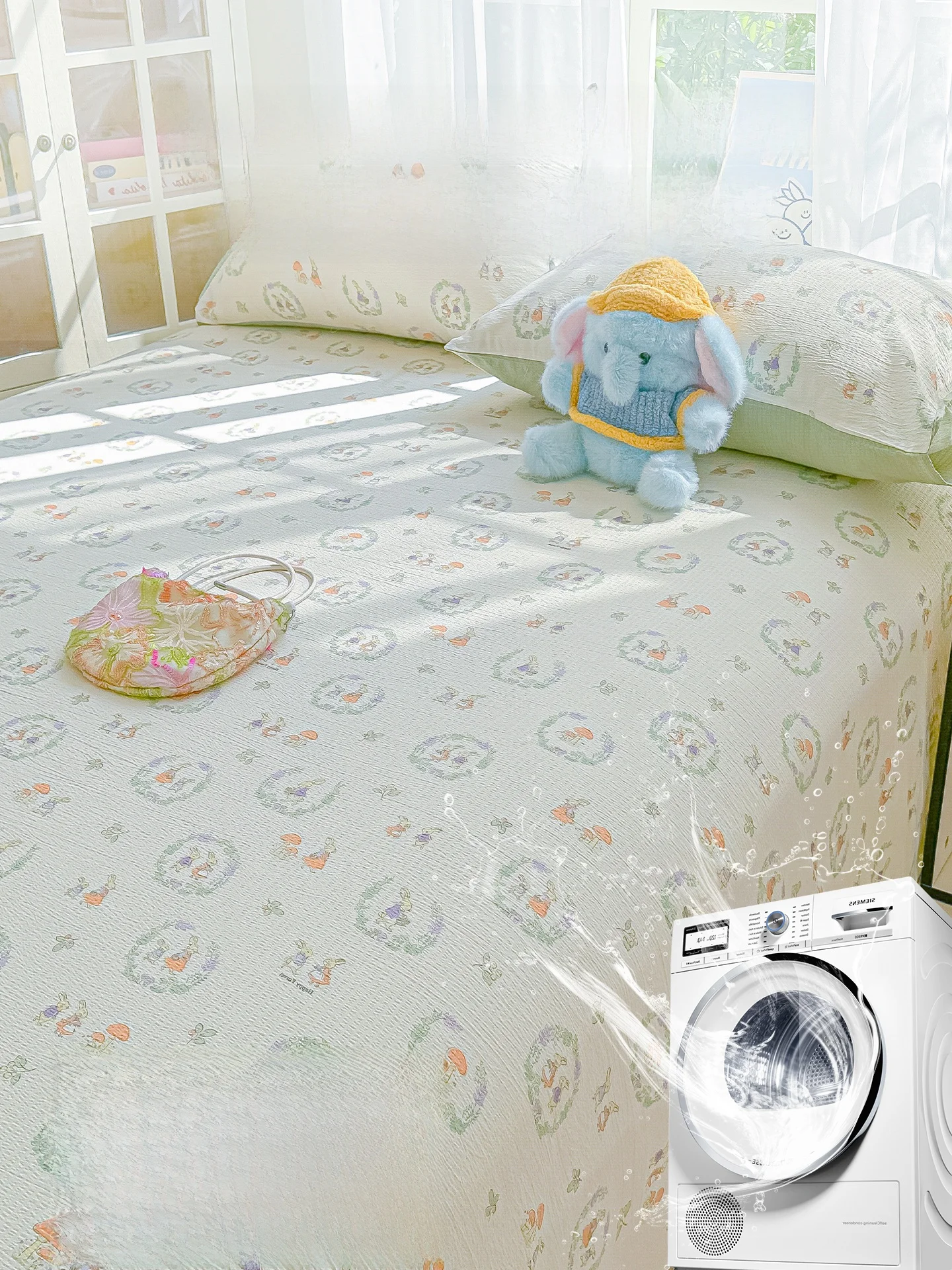 ダブルレイヤーガーゼベッドシーツ：学生用の抗菌タイプで快適な睡眠を実現