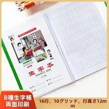 漢字練習帳【両面印刷・ピンイン付き・田字格】