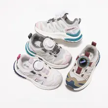 女児用 メッシュクッションランニングシューズ【春秋用・防滑・通気性】（セットアップ対応）