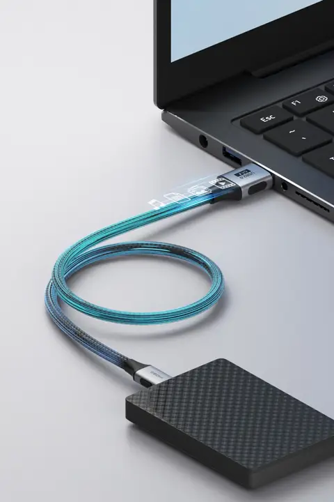 Hagibis カーアクセサリー用 USB Type-C変換ケーブル【急速充電・データ転送対応・iPhone用】