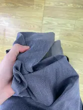 グレーのハイウエストプリーツスカート【Aライン・中長丈・女性用】