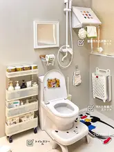 防水壁掛け収納ボックス【衣類整理用・折りたたみ式・バスルーム用】