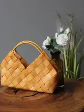 手提げバスケット【天然素材・ハンドメイド・フラワーアレンジ用】