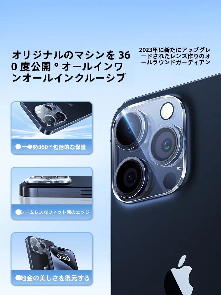 iPhone15 Pro Maxに合うカメラレンズ保護フィルムはどれがおすすめ？