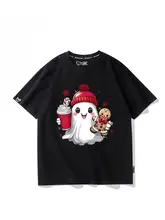 カジュアルなデザインのハロウィンパンプキンTシャツ【男女兼用・子供用・短袖】（セットアップ対応）