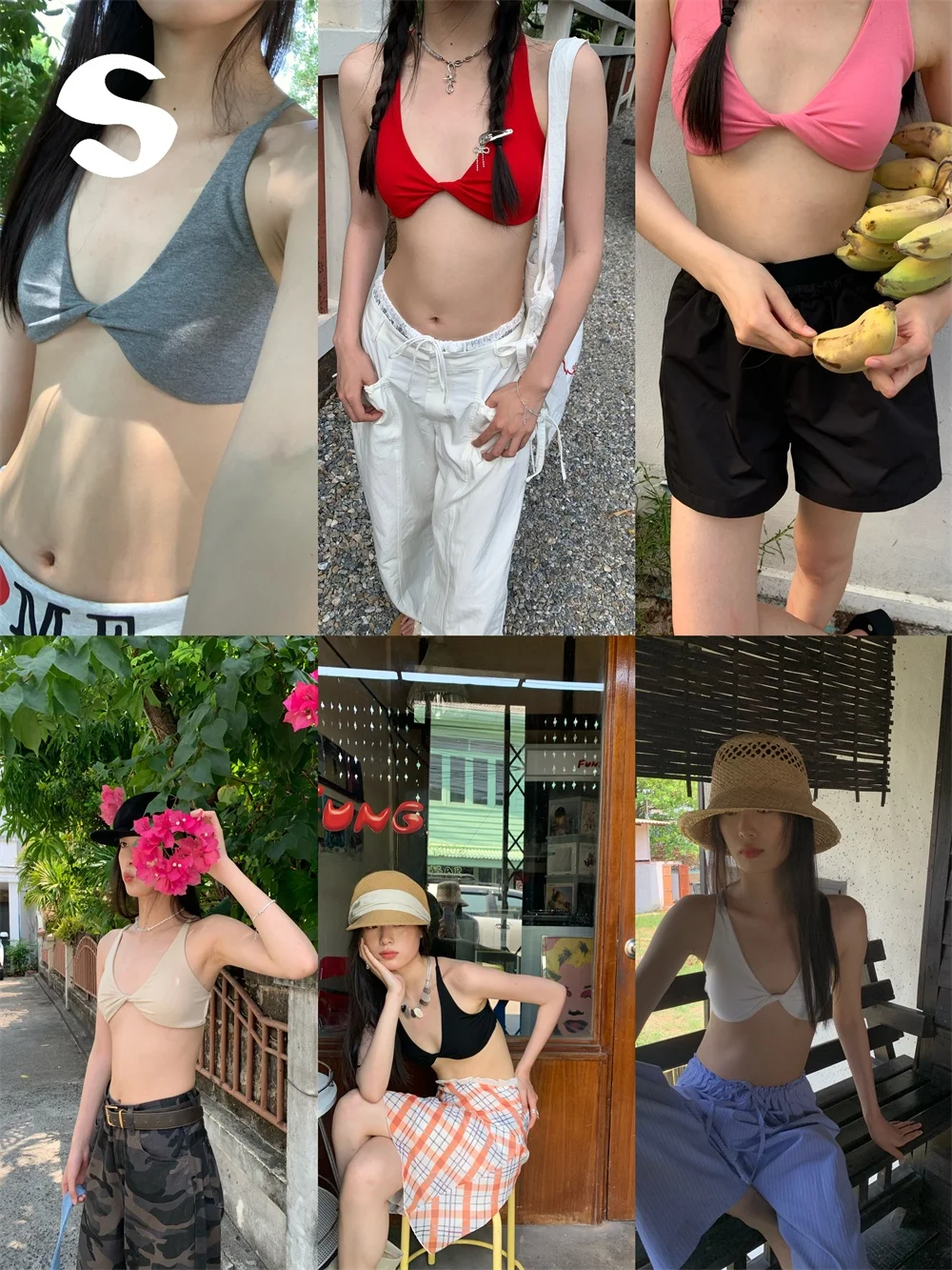 ビキニトップ Sleep at 11 交差デザイン セクシータンクトップ：2025夏の女性向け修身スタイルの実用性解析