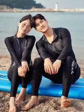 男女兼用 薄手防水ダイビングスーツ【長袖・ロングパンツ・UVカット・速乾】