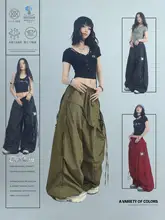 カジュアルパンツ メンズ ギャザー 速乾 冷感 ワインレッド アメリカン風 ストリート 「CBXLAB」
