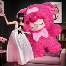 ぬいぐるみキーホルダー フィギュア ブラインドボックス くま モコモコ デザイナーズトイ ギフト 「Nanci」