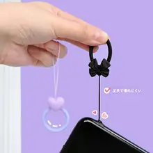 スマホ用 ストラップリング付き 吊り下げアクセサリー【紛失防止・カメラ・USBメモリ用】