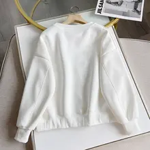 刺繍入りフラワープルオーバー【ルーズフィット・学院スタイル・春用】