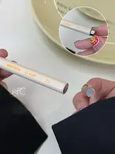 極上の柔らかさの底胶デザインネイルアート筆【平頭・短毛・磁吸機能付き】（セットアップ対応）