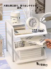 多機能オフィス用A4用紙収納ラック【デスク上整理用・マルチレイヤー】