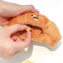 カラフルなペット用ドッグホーンぬいぐるみ【音声機能付き・猫犬用】