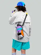 大容量のスリング水筒バッグ【巾着式・多機能・アウトドア用】