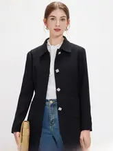 クラシックチェック柄ウエストタイトコート【春用・ロングスリーブ・ベルト付き】