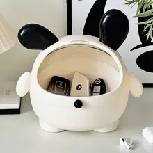 かわいいデスク用ゴミ箱【ミニサイズ・収納ボックス・リビング・オフィス用】