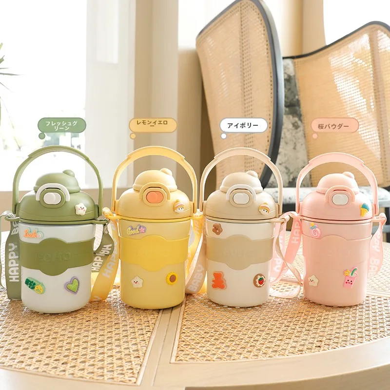 子供用ストロー付き保温保冷水筒 MJ-bwb1 850ml 304ステンレスの実用性と使い方