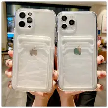 透明カードケース対応のiPhone用スマホケース【防落設計・写真収納可能・カップル向け】