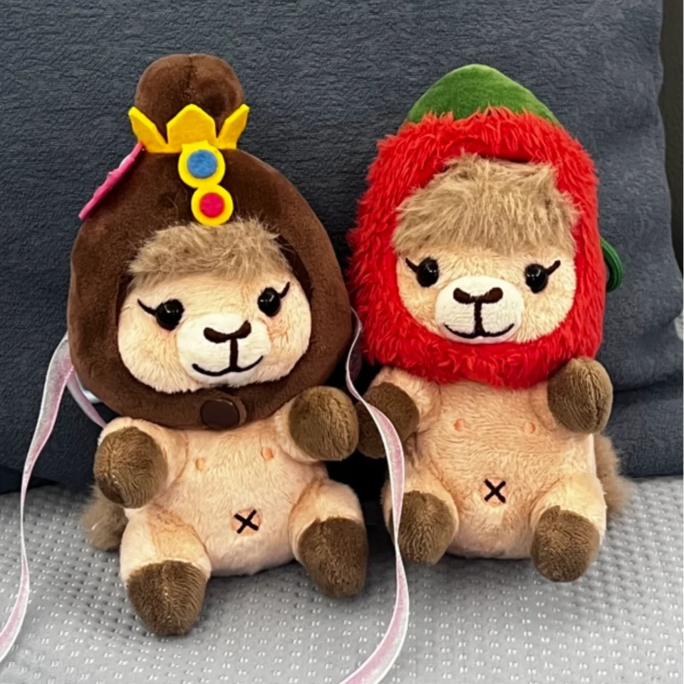 ふわふわのロバ型キーホルダー【お土産・かわいいデザイン・プレゼント用】