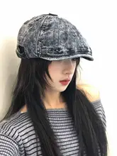 アメリカンレトロ コーデュロイベレー帽【秋冬用・反転デザイン・ユニセックス】