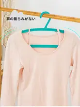 滑り止め付きプラスチックハンガー【家庭用・太幅・丈夫なデザイン】