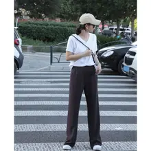 梨型デザインの美脚ワイドパンツ【日本製・三酸酯素材】