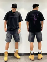 オーバーサイズのグラフィックTシャツ【短袖・コットン・カジュアル・夏用】