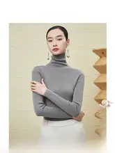 抗菌ウールニットセーター【ハイネック・秋冬用・女性用】（セットアップ対応）