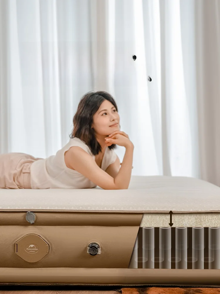 自動膨張ダブルエアマットレス：家庭用で快適な睡眠を実現する2層構造の実用性