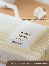 折りたたみ式A4ファイル収納袋【透明インサート・マルチポケット・大容量】