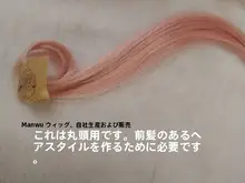 高温糸製BJD SD小布用ドールヘアピース【マルチカラー・タマイズ用】