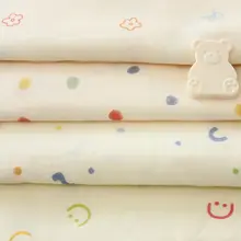 ベビー用 ピュアコットン二重ガーゼ フィットシーツ＆枕カバーセット【手作り・全棉】