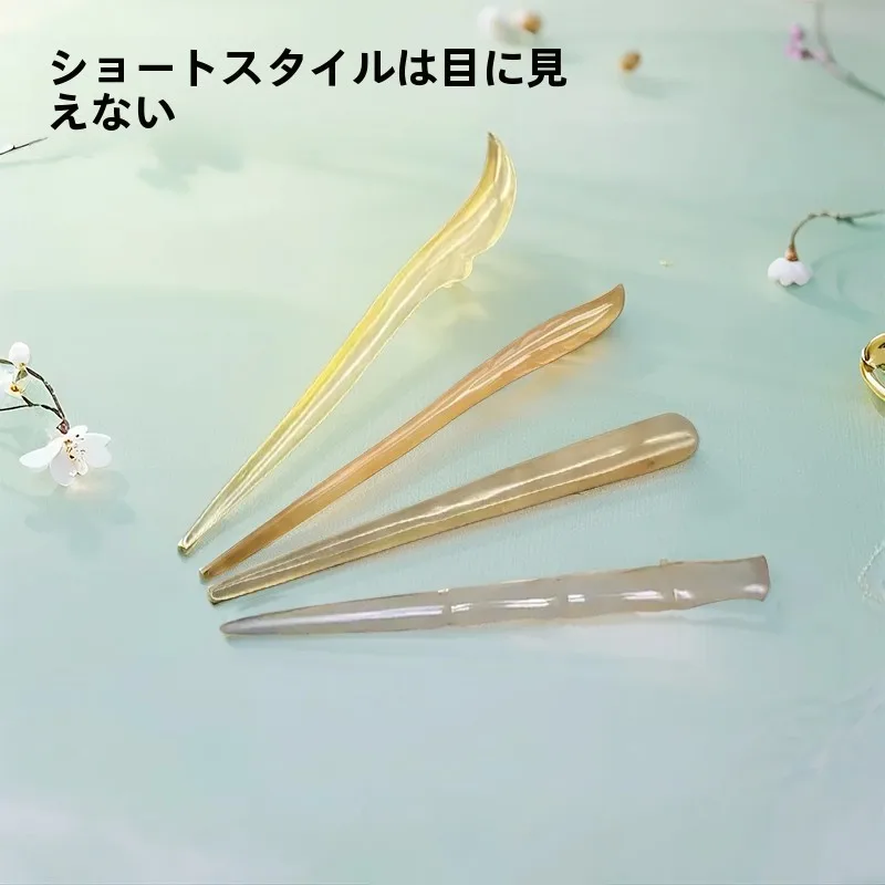短丈デザインの中国風ヘアピン：まとめ髪スティックとしての実用性とスタイル選定ガイド