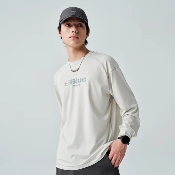 長袖Tシャツ メンズ クールマックス 吸汗速乾 吸湿抗菌 ゆったり スポーツ インナー 春 秋