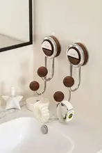 強力吸盤式フック【穴あけ不要・浴室用・壁掛け・耐荷重設計】