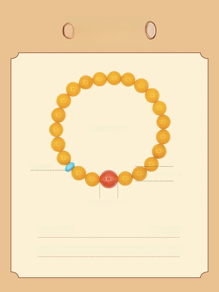 amber color と brown color の違いは？天然琥珀ブレスレットで答えを知る