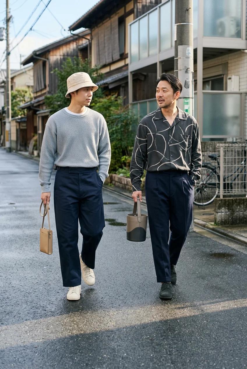 春コーデ メンズの完全ガイド｜リネンとアイスシルクの組み合わせで失敗しないスタイル