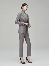 セットアップ スーツ パンツセット 春 おしゃれ 高級 ウール モード 三色展開
