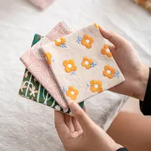 刺繍入り二重構造の和風コースター【吸水性・カフェスタイル・熱展開対策】