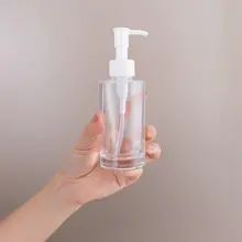 高級厚手ガラス製オイルポンプボトル【マッサージオイル・エッセンシャルオイル用】