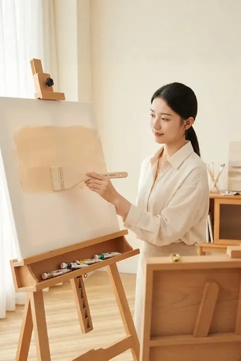 水彩画用 羊毛筆【平頭・背景用・工筆画対応】