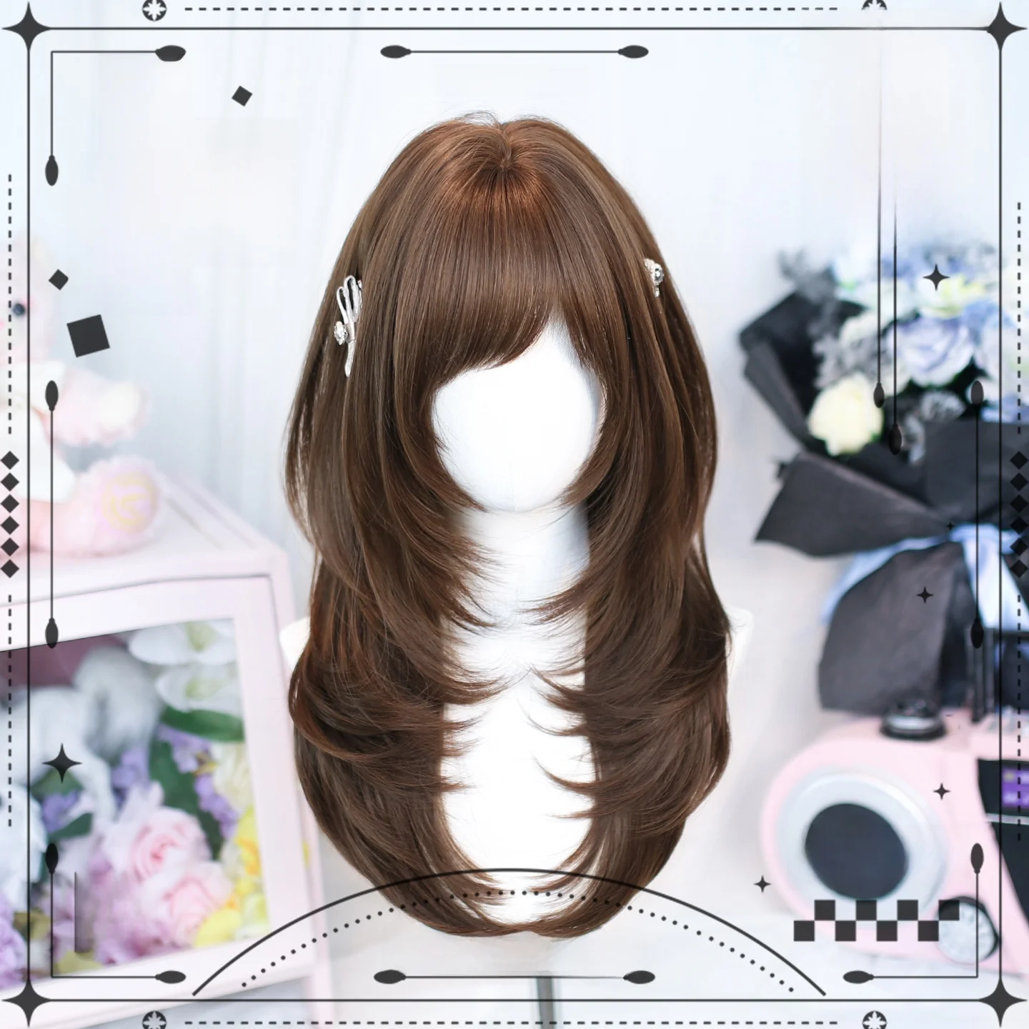 ヘアーアップスタイルで悩むなら、ロリータ風の長直ウィッグが救う理由は？