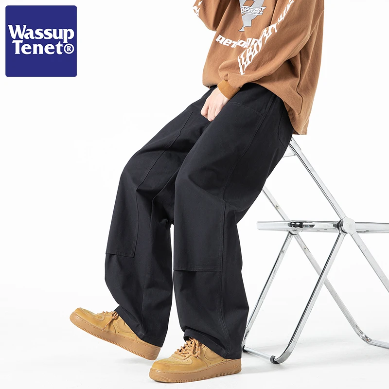 ストリート スナップ メンズはどう選ぶ？WASSUP TENETの春用ストレートカジュアルパンツが解決するリアルな悩み