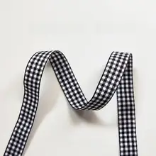 幅1.5cmチェック柄ダブルサイド織りリボン【花束包装用・服飾用品】