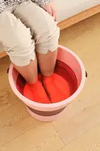 折りたたみ式携帯水桶【車用・釣り用・アウトドア向け・厚手プラスチック製】
