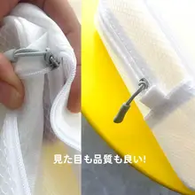 母鶏デザイン EVA製 防水化粧ポーチ【ホワイト・旅行用・洗面用・小物収納】