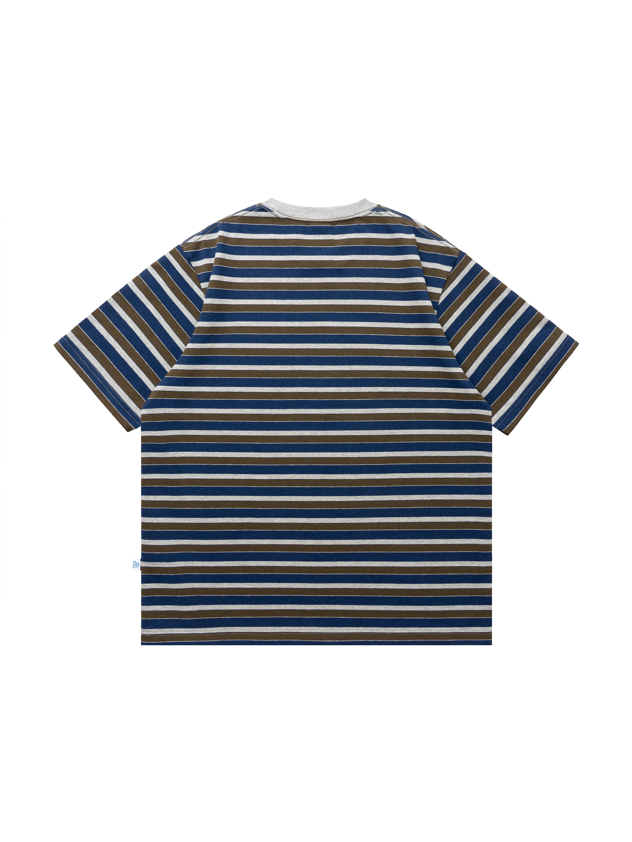 アニメイラストストライプTシャツ：BENT IDEAの夏用潮スタイルが提供する日常着の実用性
