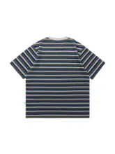 アニメイラストストライプTシャツ【重みのあるコットン・半袖・夏用】