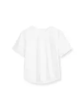 夏用ミニマルデザインのショートスリーブTシャツ【解構デザイン・スリムフィット・正肩】